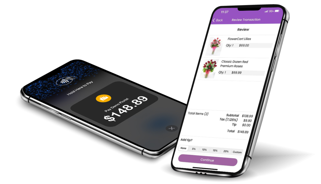 gotPayments - Review order and tap to pay on mobile devices